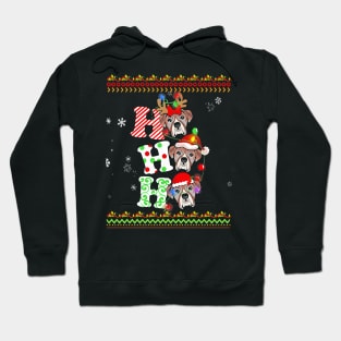 Boxer Dog Ho Ho Ho Hoodie